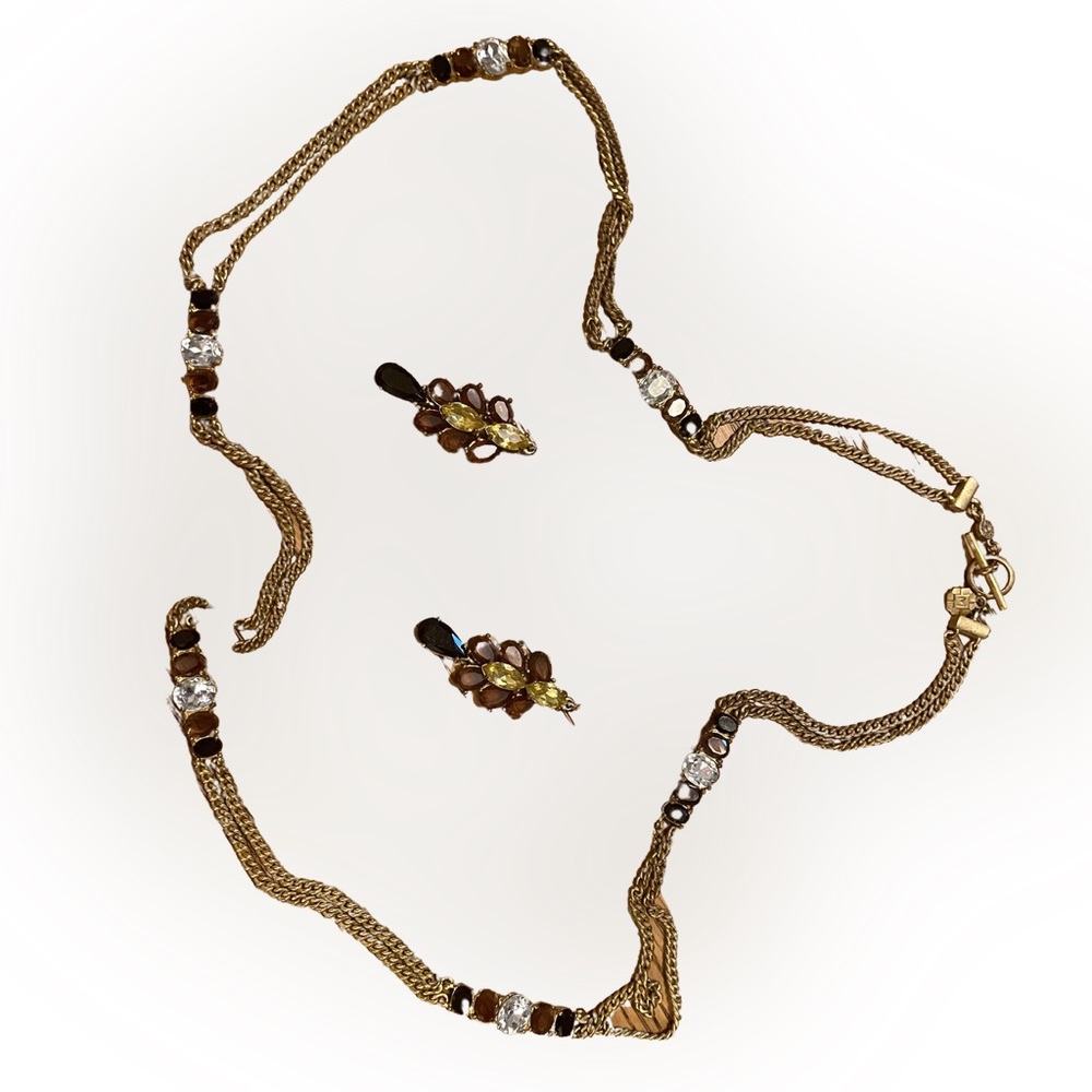 Vintage Monet Set- Necklace and Earrings